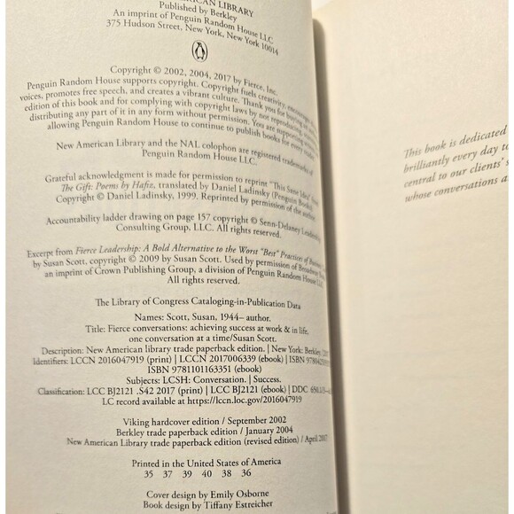 Fierce Conversations by Susan Scott (Paperback Book) Business, Self Help - Picture 2 of 7